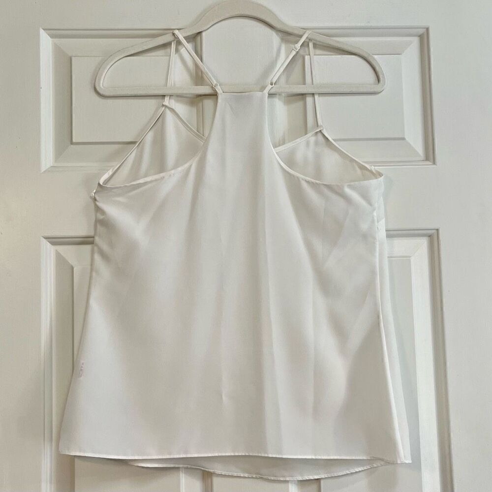 J. Crew Razorback Spaghetti Strap Soft White Tank 8 - Picture 2 of 8
